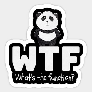 WTF - What's The Function Sticker